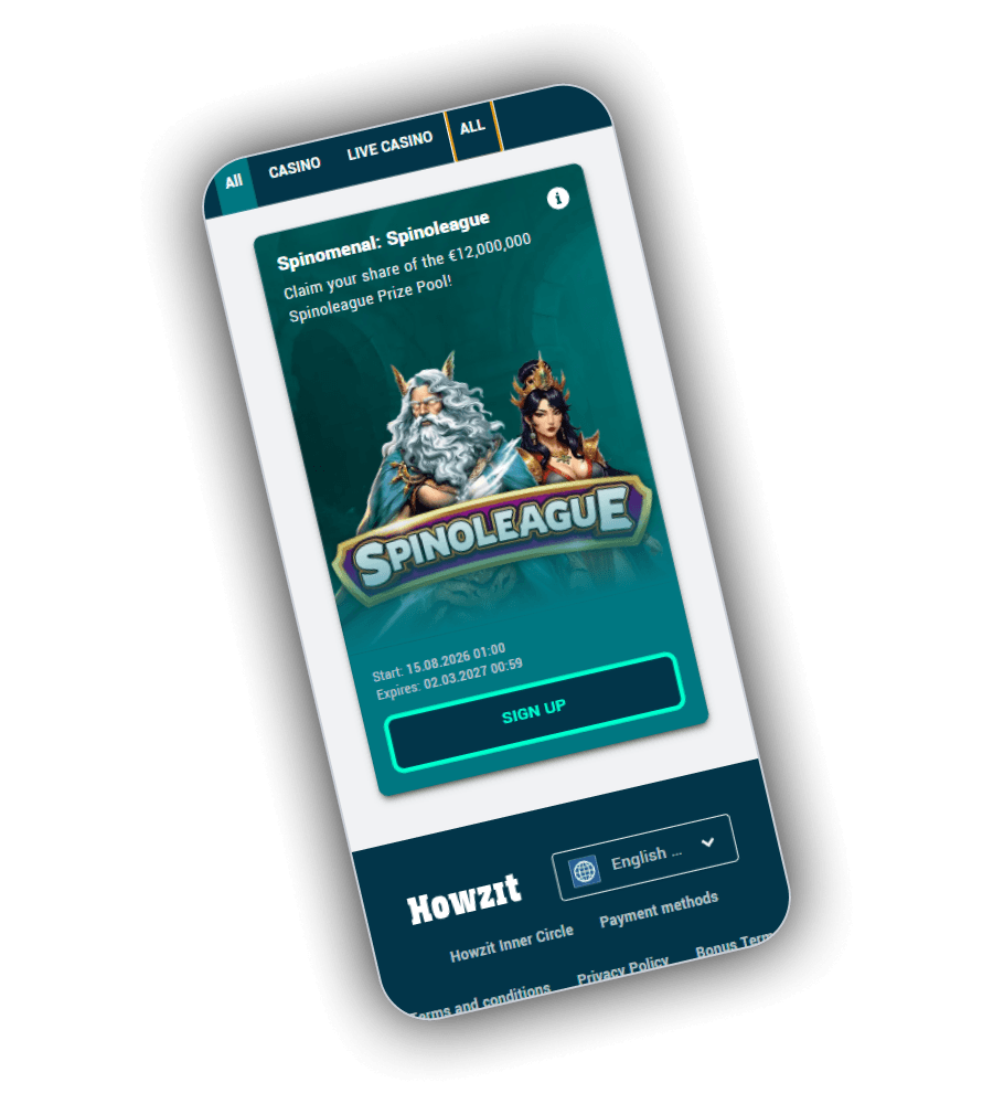 Howzit Casino welcome bonus